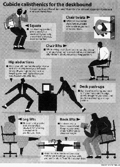 Cubicle exercises online